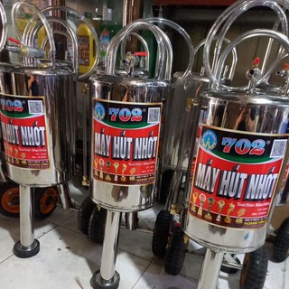 Máy hút nhớt inox 10 lít (Thương hiệu hoàng vinh 702)