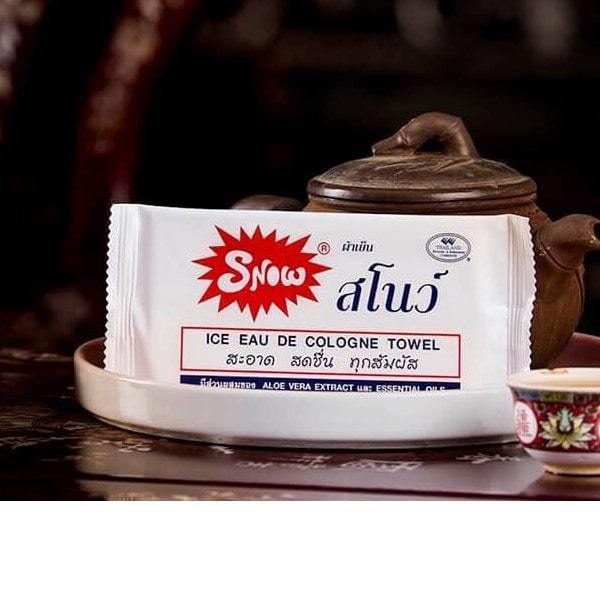 KHĂN LẠNH THÁI LAN SNOW ( LÓC 100 CÁI)