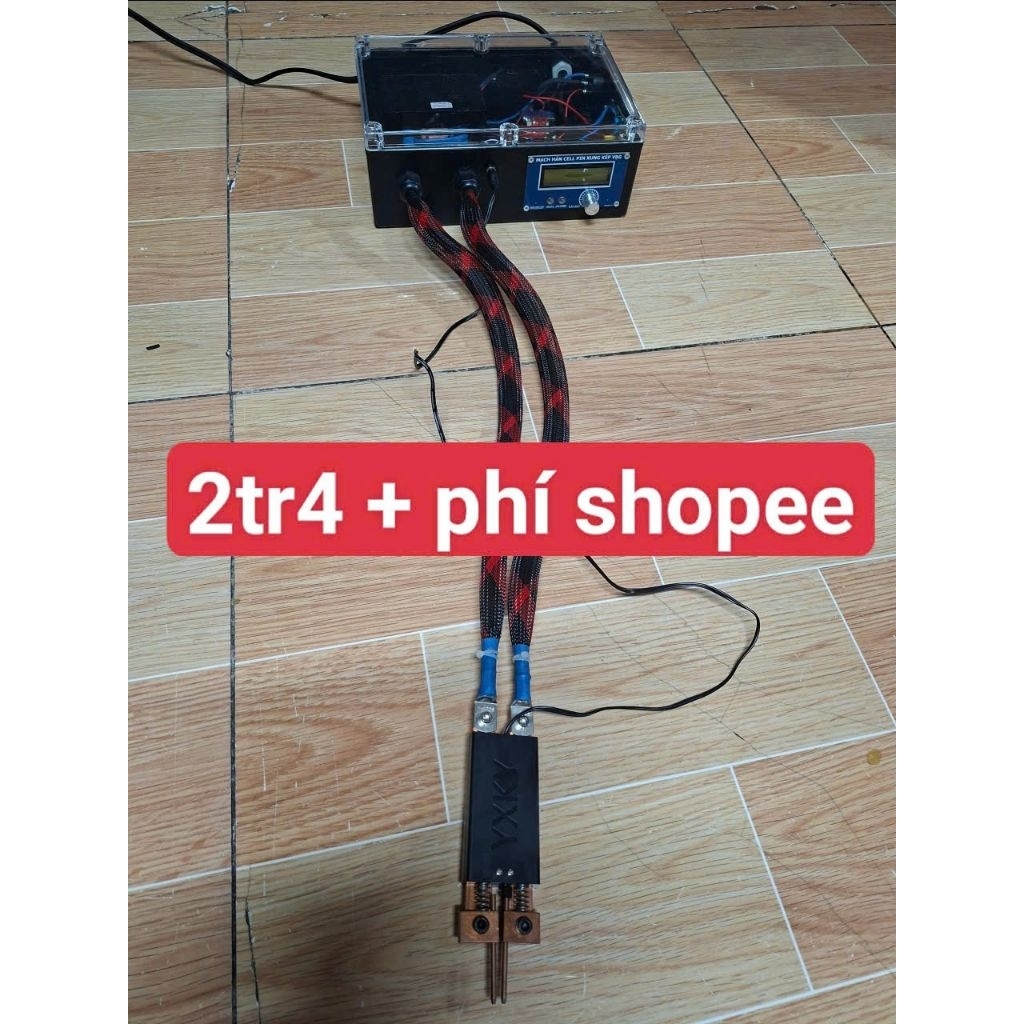 Máy hàn cell pin tay rời (hàn được kẽm 0.3) Hộp nhựa