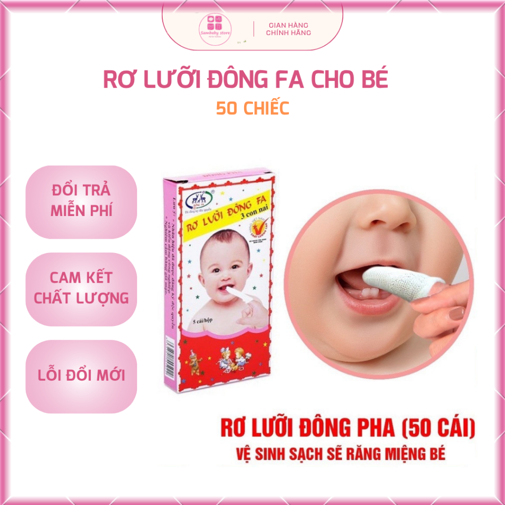 Rơ lưỡi Đông Fa cho bé