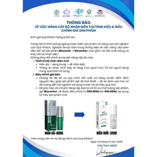 Serum Tế Bào Gốc Lurcinn - Bio Centa 15g