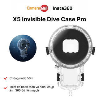 Insta360 X5 Invisible Dive Case Pro - Vỏ Chống Nước Tàng Hình Chính Hãng | Quay Lặn Chuyên Nghiệp | Bảo Vệ Tối Ưu