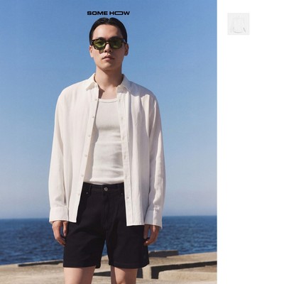 [N] Áo Sơ Mi Relaxed Classic White Vải Cotton Thoải Mái Chỉn Chu Lịch Sự, SM0216 SOME HOW STORE