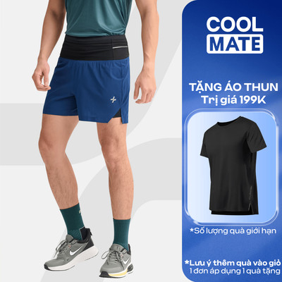 [TẶNG ÁO CHẠY]Quần shorts thể thao nam chạy bộ 2 lớp trail Wildflow co giãn, bền bỉ, nhanh khô - Coolmate