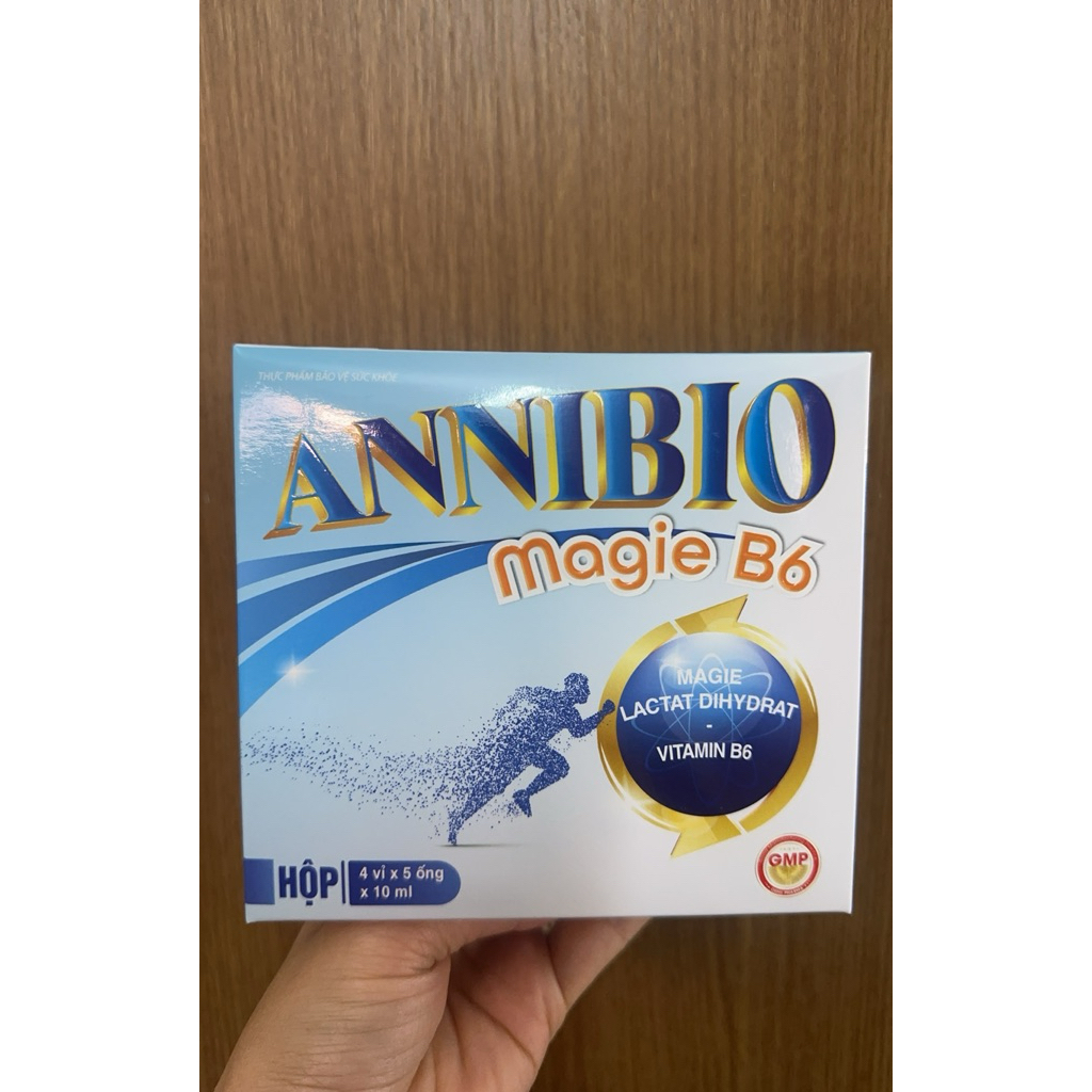 ANNIBIO Magie B6 ( Hộp 20 ống ) Hỗ trợ cải thiện suy nhược thần kinh, giảm mệt mỏi, hạn chế đau dây 