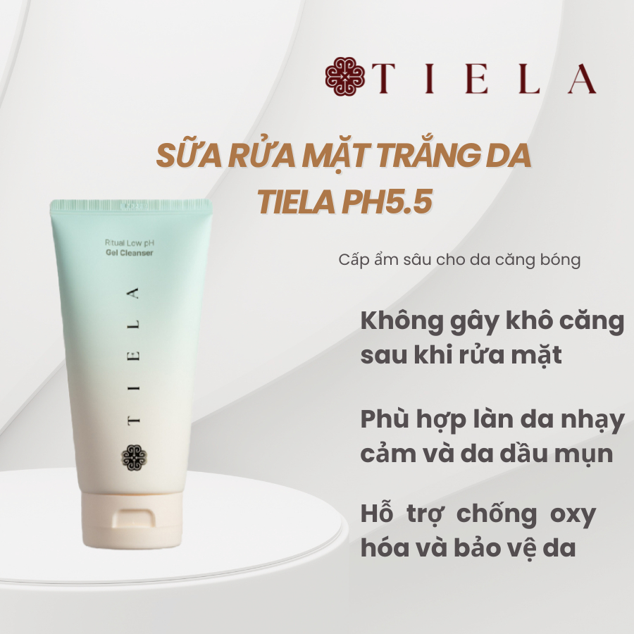 [TIELA] Sữa Rửa Mặt Dạng Gel pH 5.5 Tiela Ritual Low pH Gel Cleanser 150ML