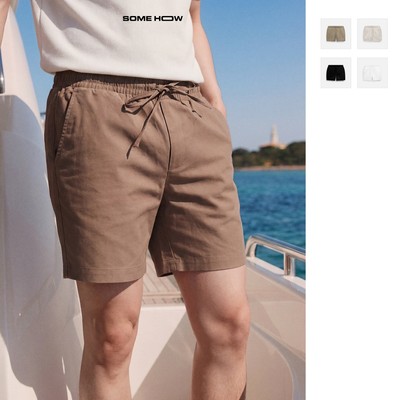 [N] Quần Short Slimfit Khaki Basic Kaki 280GSM Dày Dặn Bển Bỉ Thoải Mái, QS0137 SOME HOW STORE