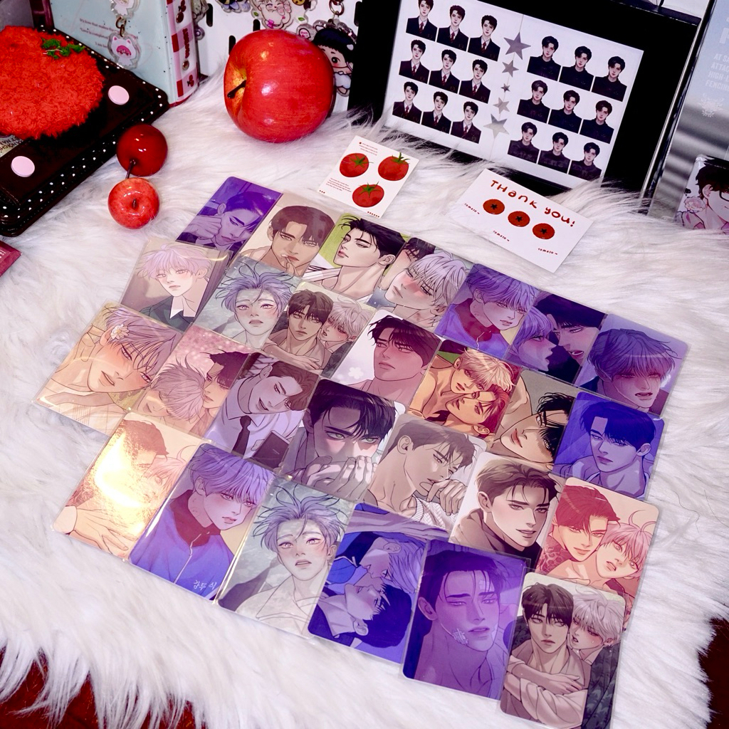 [CHÍNH HÃNG] PEARL BOY card bo góc - Thiếu niên sò - LEZHIN - PACK RANDOM