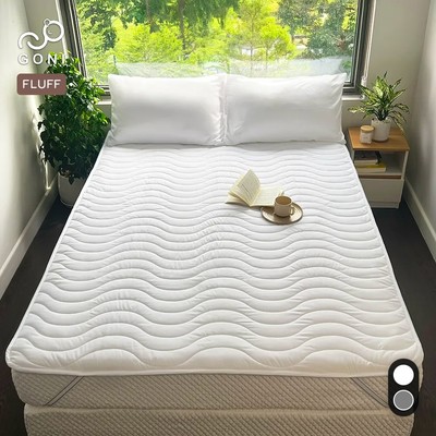 Tấm bảo vệ nệm chống thấm GONI FLUFF màu Trắng hoặc Xám, kích thước 1mx2m, 1m2x2m, 1m4x 2m, 1m6 x 2m, 1m8 x 2m, 2m2 x 2m