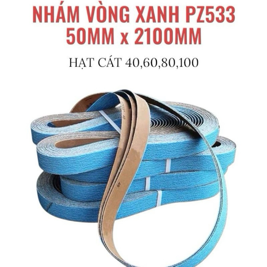NHÁM VÒNG PZ533 50mm x 2100mm  HNP VẬT LIỆU ĐÁNH BÓNG