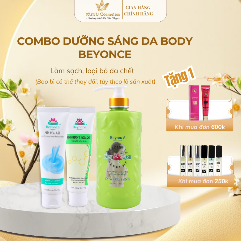 Combo làm sạch da body Beyonce
