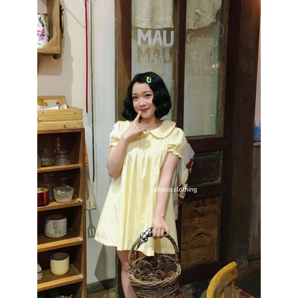 Váy Babydoll Trắng may 2 Lớp dày dặn Form Rộng Dễ Thương – Đầm Trắng Dáng Ngắn Tay Phồng Nữ Tính Trẻ Trung Năng Động. | BigBuy360 - bigbuy360.vn