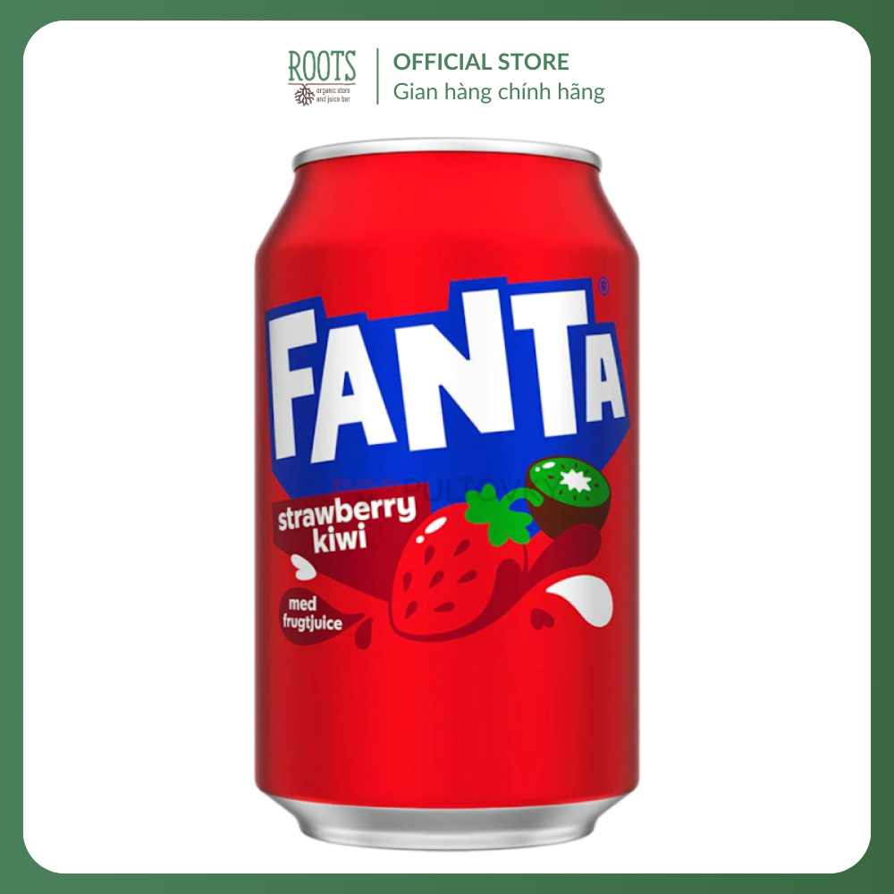 (Ship hỏa tốc) COCA COLA - Nước Ngọt Fanta Dâu Kiwi, Fanta Strawberry Kiwi (330ml)