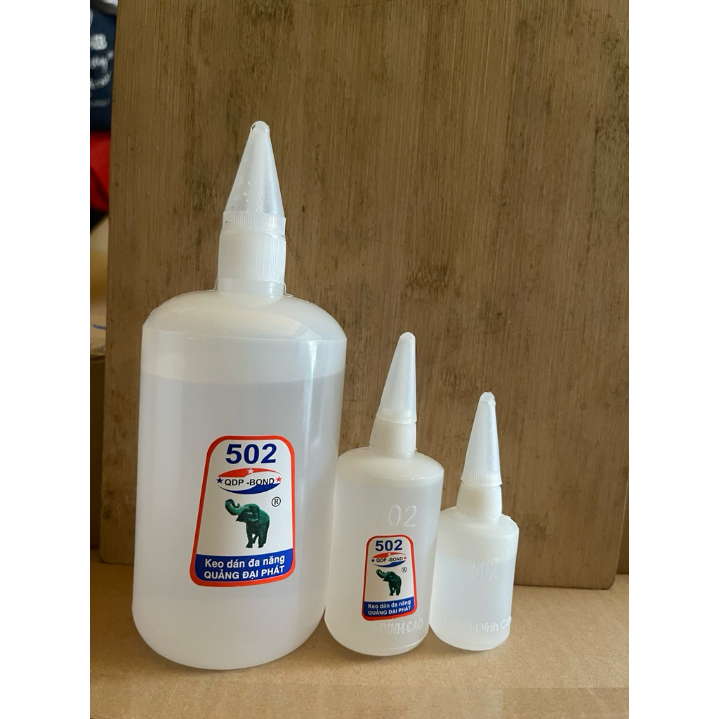 Keo502 chai 100mL, 200mL Siêu Kết Dính
