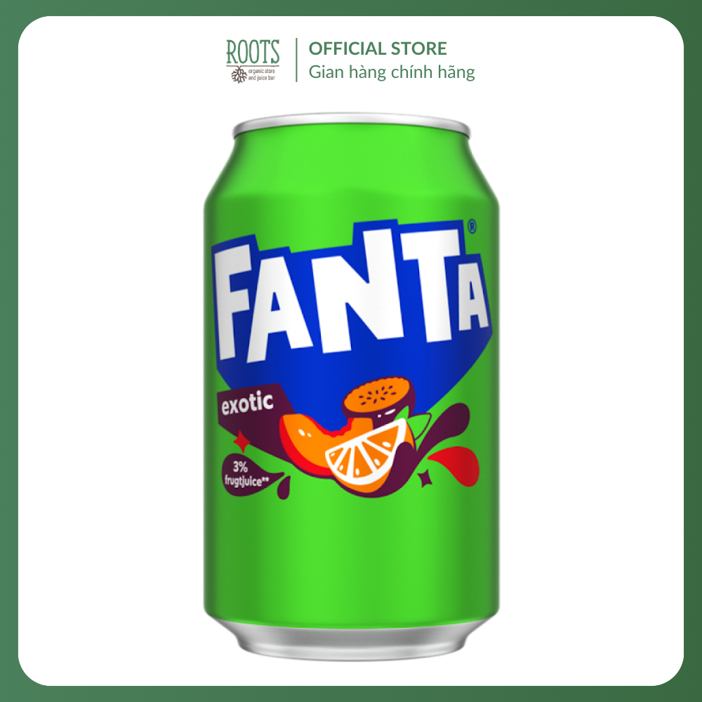 (Ship hỏa tốc) COCA COLA - Nước Ngọt Fanta Trái Cây Nhiệt Đới, Fanta Exotic (330ml)