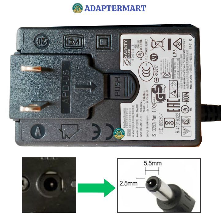 Cục nguồn 12V cho Màn hình máy tính 2K Tomko 27 inch T2721Q-2K - T2721F FHD