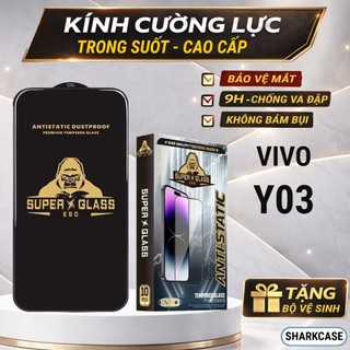 Kính cường lực Vivo Y03 4G thế hệ mới full màn miếng dán bảo vệ màn hình điện thoại khi rơi va đập