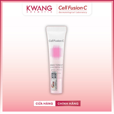 [10ml] Kem Chống Nắng Cell Fusion C Aqua Tone Up Mini Size 10ml (Hồng)