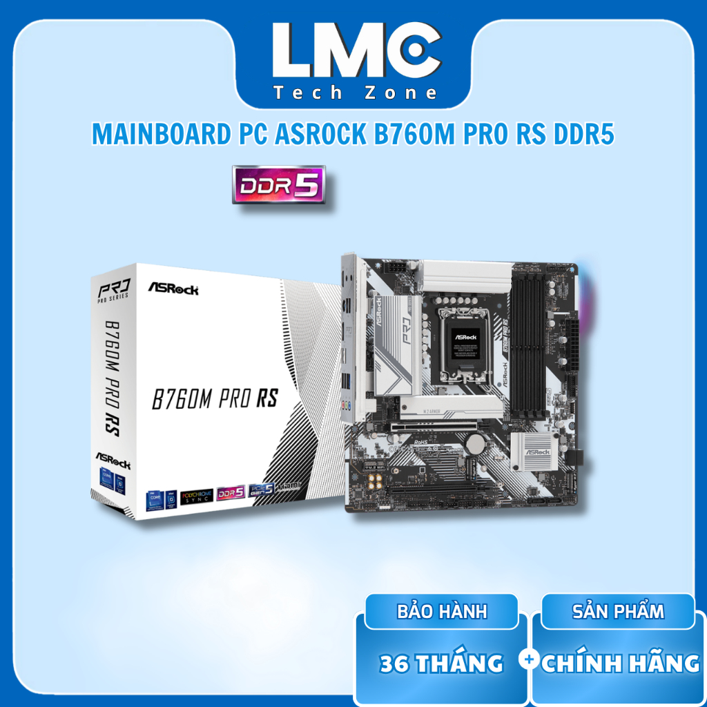 Mainboard  ASRock B760M Pro RS DDR5