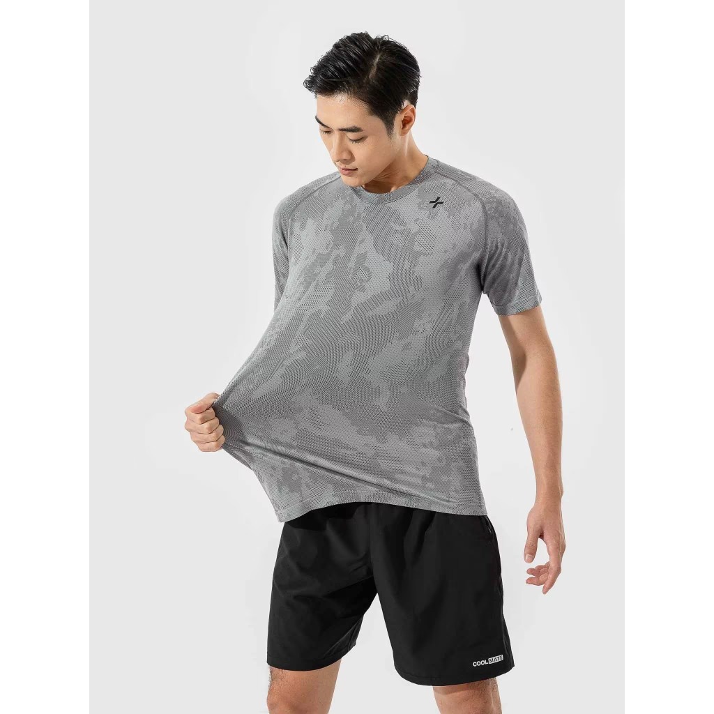 [TẶNG COMBO 2 TẤT]Set thể thao nam Áo thun Jacquard Seamless + Quần short 7 inch Thoáng khí thấm hút Coolmate | BigBuy360 - bigbuy360.vn