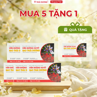 {Mua 5 TẶNG 1]VIên Đường Huyết Sao Thái Dương 30 viên dành cho người tiểu đường, cải thiện chỉ số đường huyết