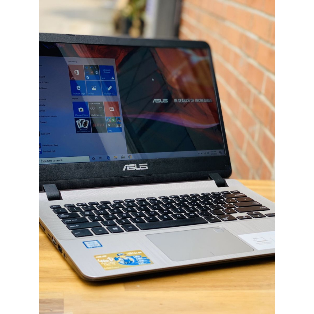 ASUS VIVOBOOK X407 intel N4000 RAM 8GB SSD 128G 14INCH GOLD