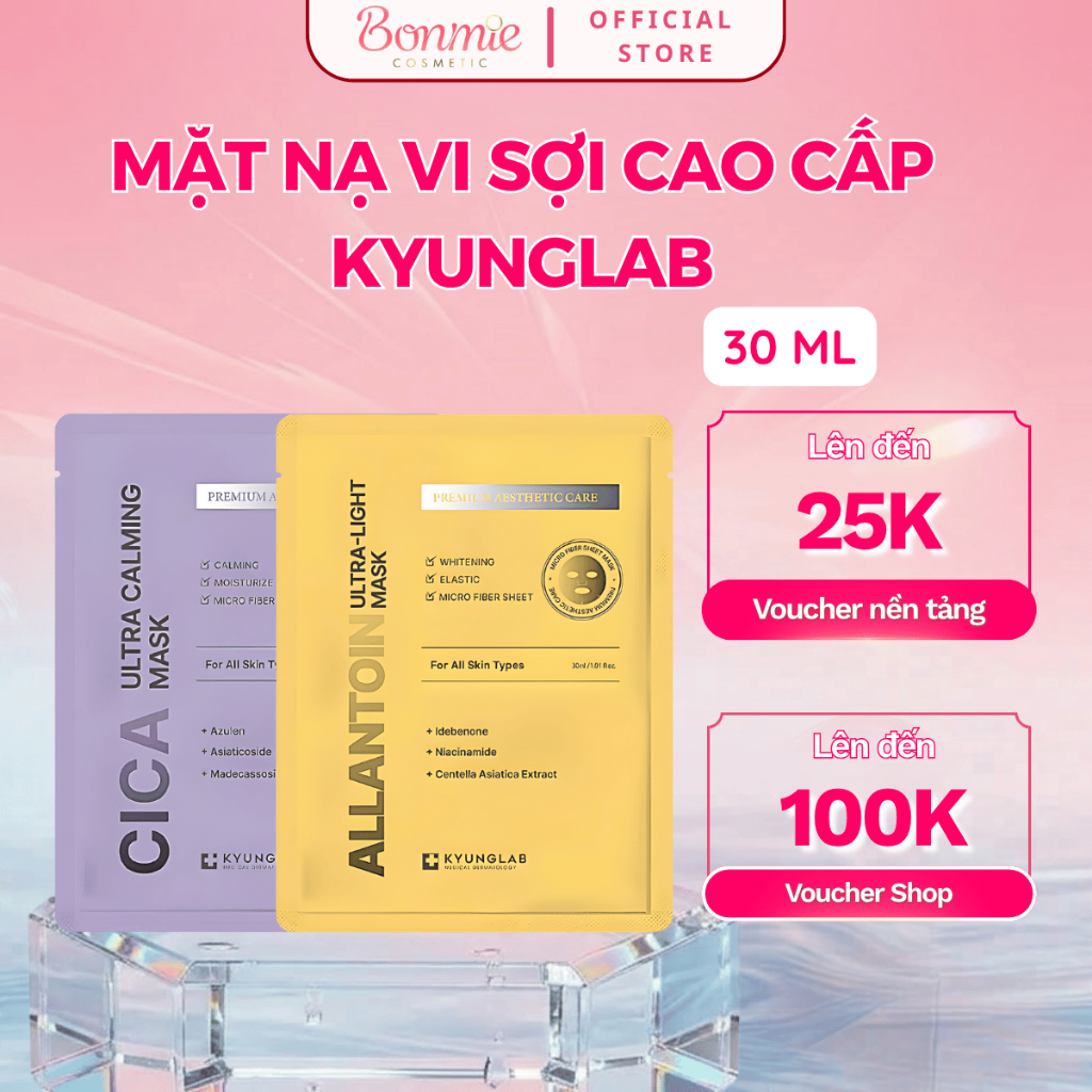 Mask Mặt nạ KyungLab Allantoin Ultra Light Mặt nạ KyungLab Cica Calming