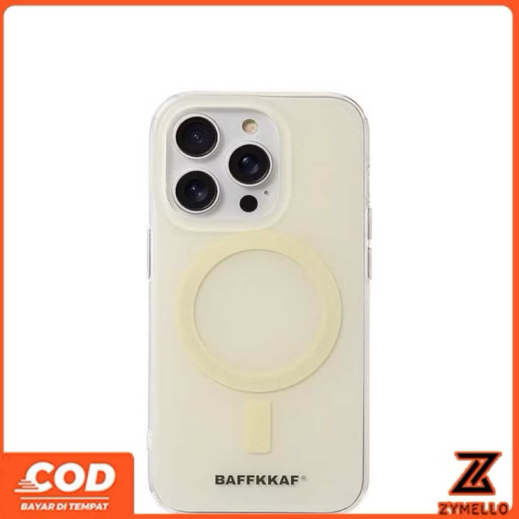 [Siêu Sale] Ốp điện thoại từ tính mờ màu vàng ANNACASE Hàn Quốc thích hợp cho iPhone 13 thường