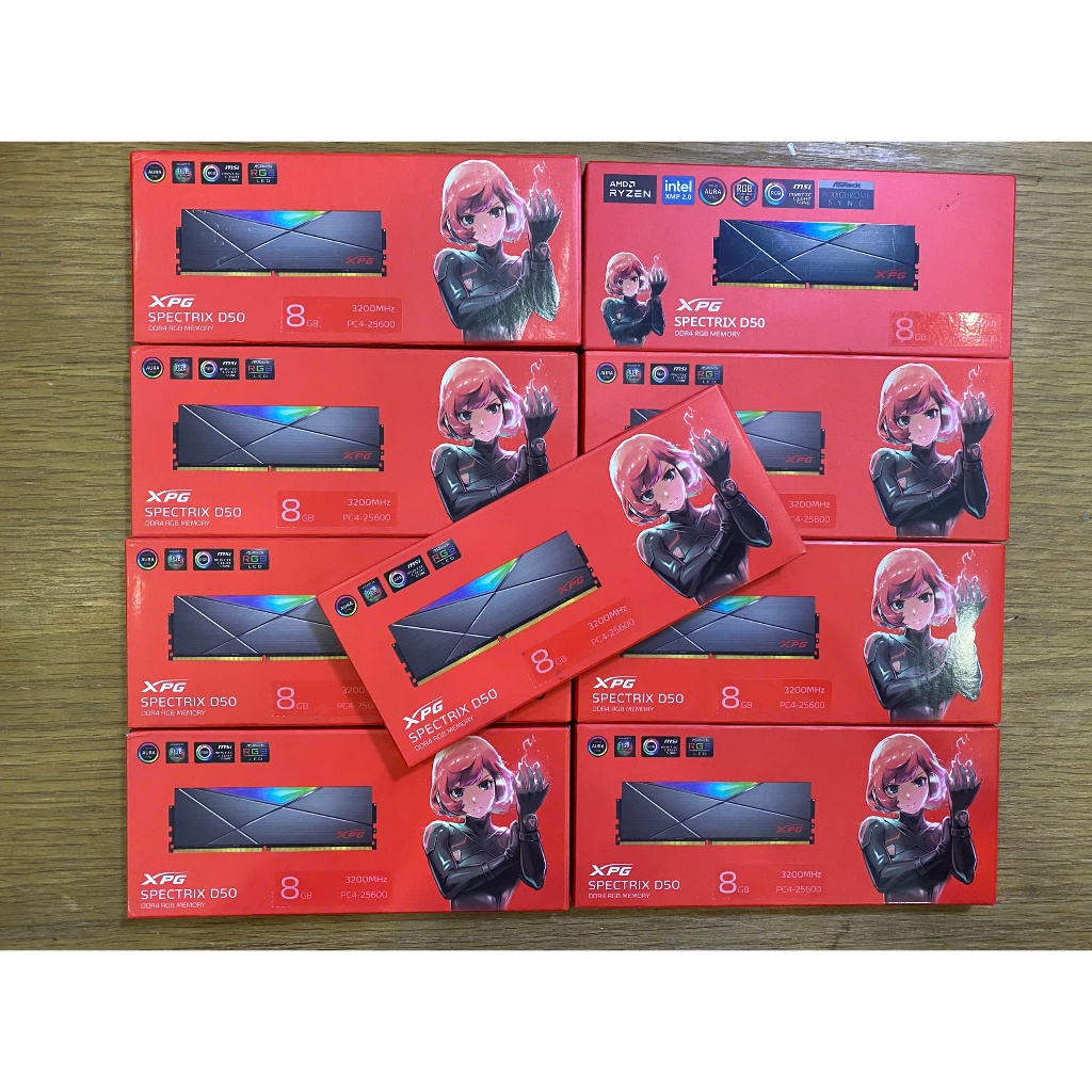 RAM Máy Tính ADATA XPG D50 8G BUS 3200MHz NEW