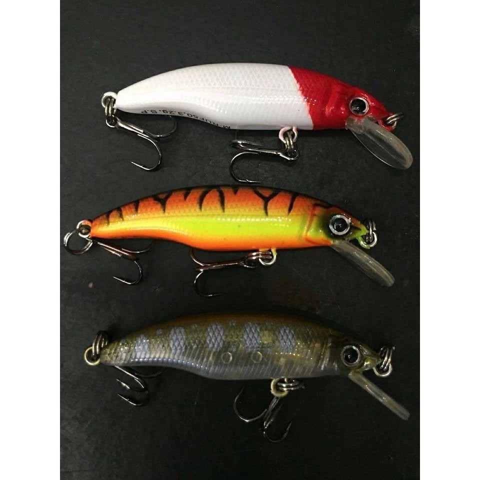 MỒI LURE HIRUSHIMA MINNOW M - RUF50, MỒI GIẢ THÍCH HỢP CHO CẦN LURE UL.