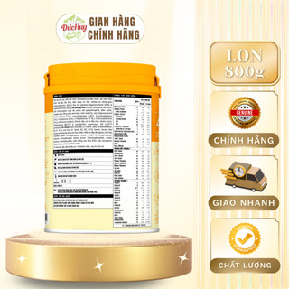 Sữa Bột Vinamilk Optimum Gold 4 Hỗ Trợ Tiêu Hóa Tăng Cân Cho Bé Lon 800g