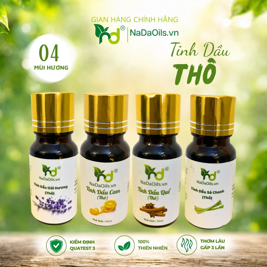 Tinh Dầu Thô NaDa Oils Giá Tốt, Dùng Xông Phòng, Spa, Khách Sạn Dung Tích 10ml