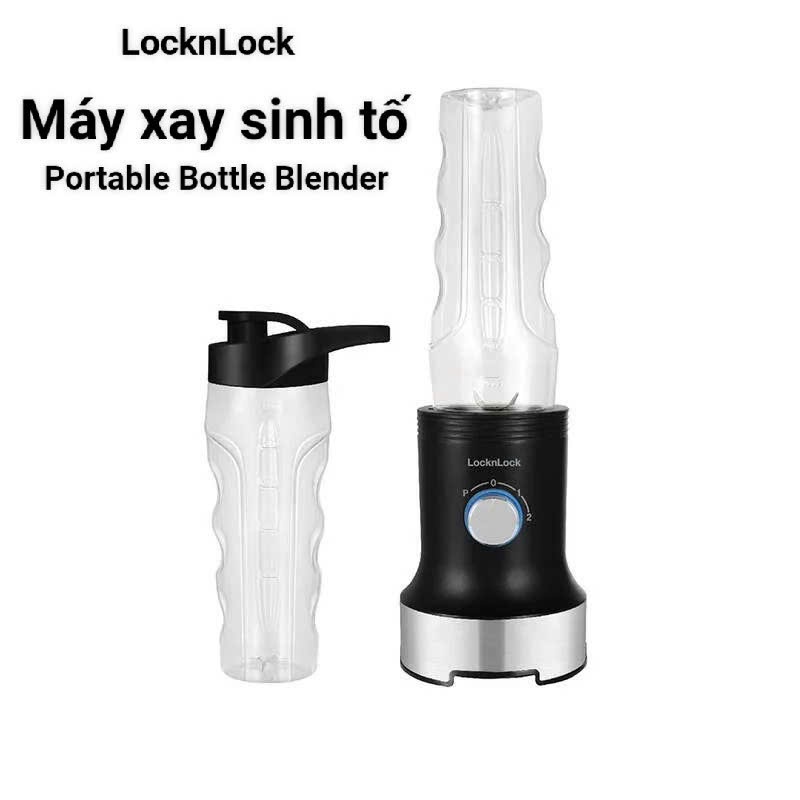 Máy Xay Cầm Tay Portable Bottle Blender – 450W – Màu Đen – LocknLock – EJM432BLK