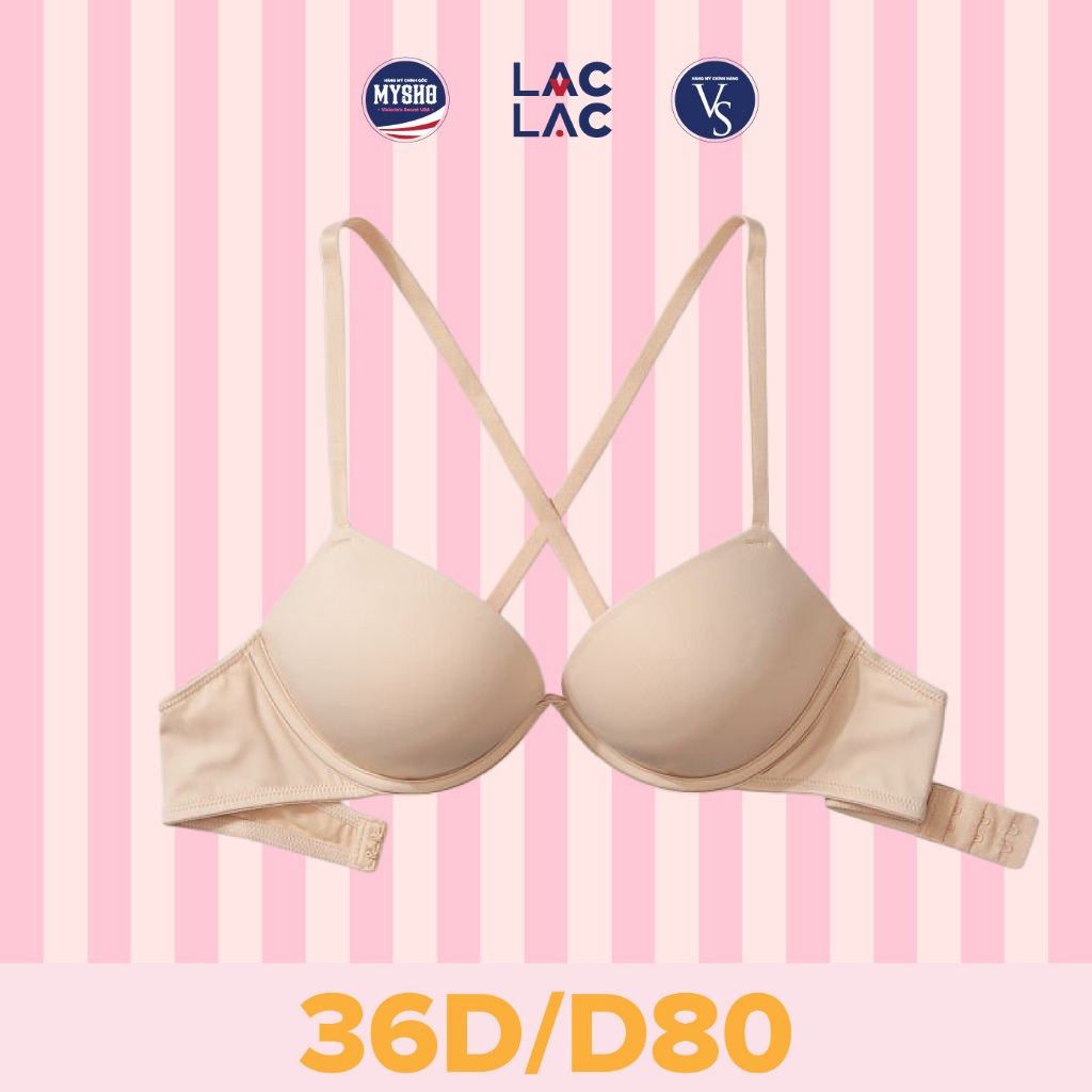 [36D/D80 - 32] Aó Lót Nữ cao cấp Super Push-up (Add 1+1/2 cup), Mút Nâng nhiều-Nude