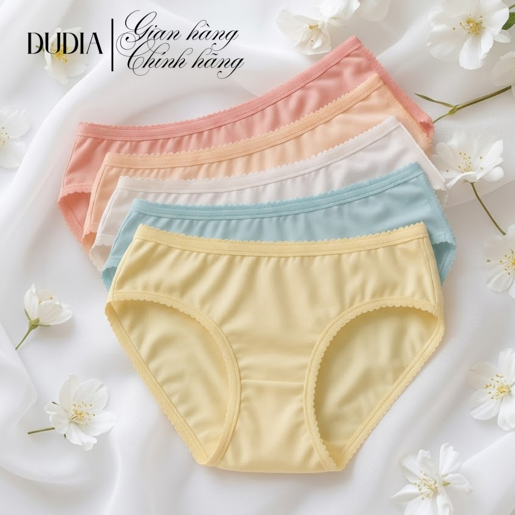 Combo 5 Quần Lót Nữ DUDIA Cotton Mịn Mát [N07]
