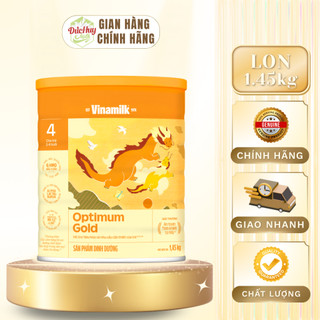Sữa Bột Vinamilk Optimum Gold 4 Hỗ Trợ Tiêu Hóa Tăng Cân Cho Bé Lon 800g