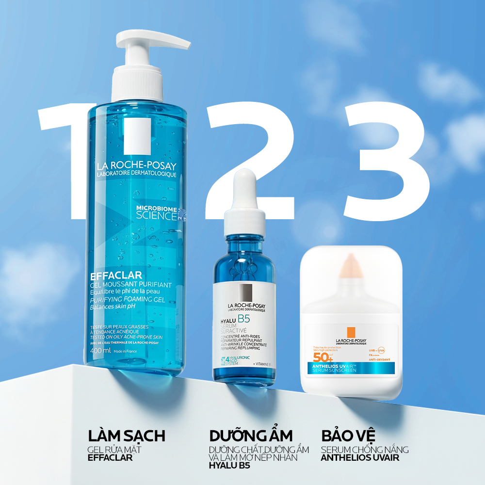 [MỚI] Chống nắng dạng Serum mỏng nhẹ kiềm dầu 16H, cấp ẩm 24H & chống bụi mịn La Roche-Posay Anthelios UVAIR SPF50+ 50ml | BigBuy360 - bigbuy360.vn