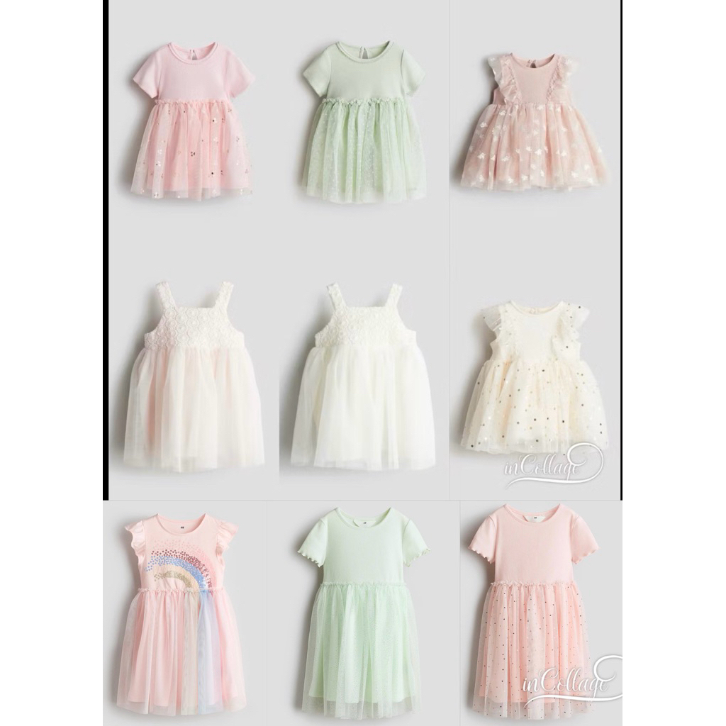 (127)Đầm váy công chúa H&M