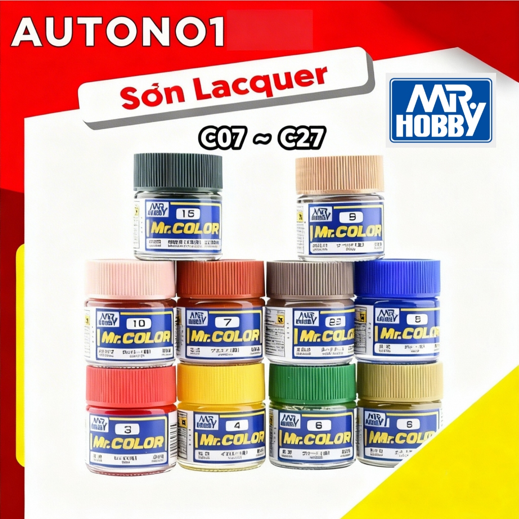 Lacquer ( c7 ~ c27 ) sơn mô hình Mr. Hobby - Mr. Color