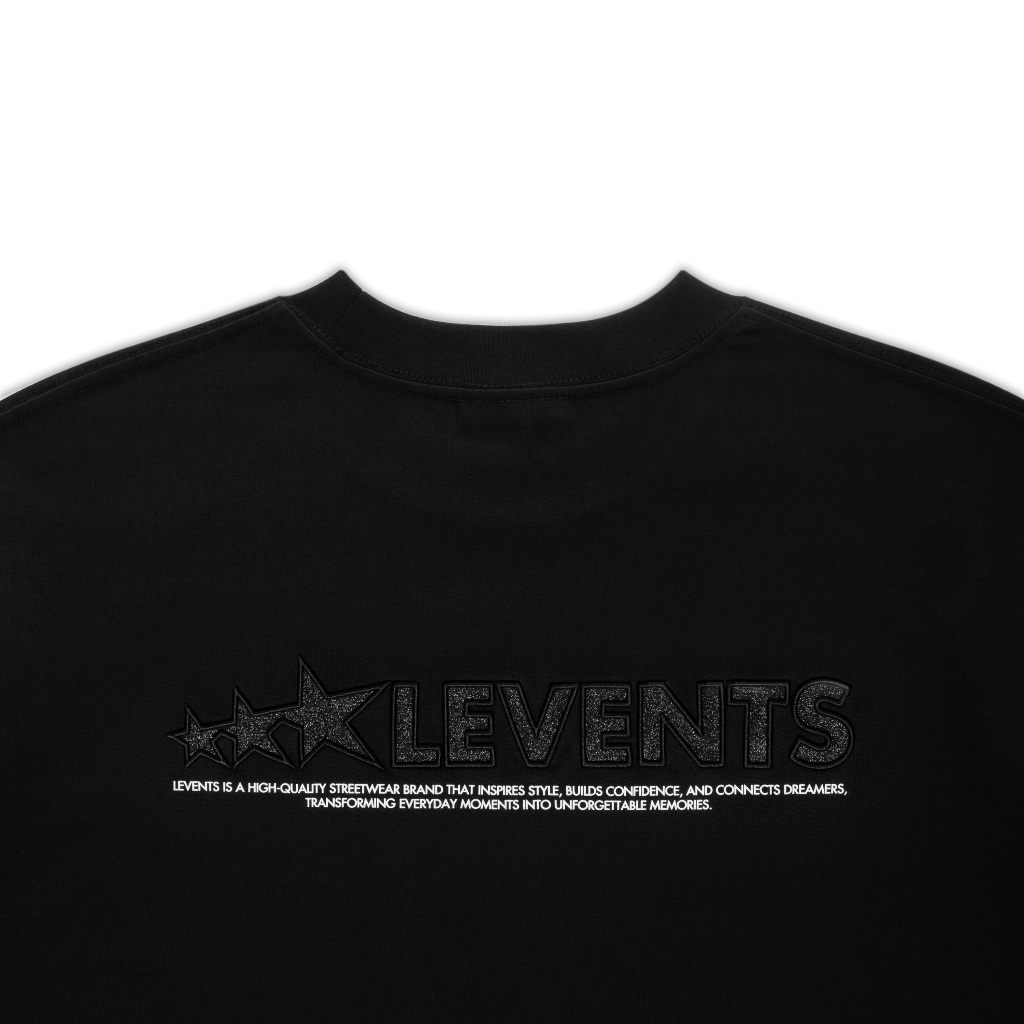 Áo Thun Levents Blink Blink XL Logo Oversized Tee/ Black 100% Cotton T-shirt | BigBuy360 - bigbuy360.vn