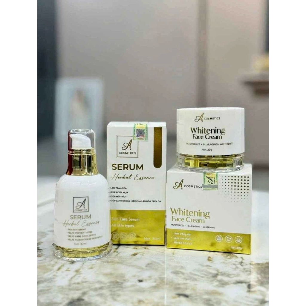 combo face Pháp- serum Spot Esence A Cosmetics chính hãng
