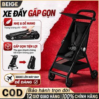 xe đẩy gấp gọn cho bé,Có thể gấp gọn,Có mái che chống nắng,Đai an toàn 5 điểm,Đạt tiêu chuẩn máy bay