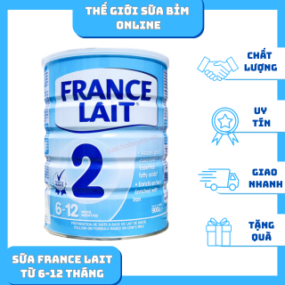 COMBO 4 hộp Sữa Công Thức France Lait 2 -  900g (Date 3.2027)