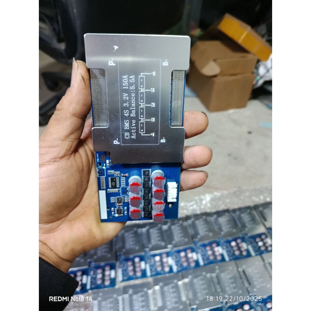 bms 12v 4s150A cân bằng chủ động 5.5A