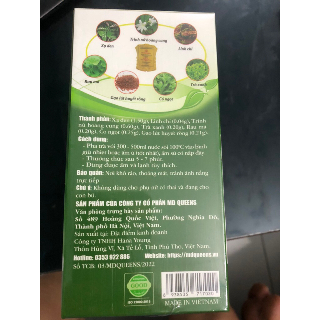 Trà Xạ Đen MDQueens
