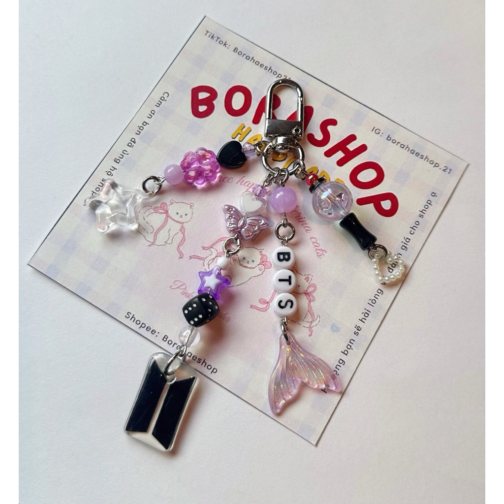 | BTS | MÓC KHOÁ BTS HANDMADE