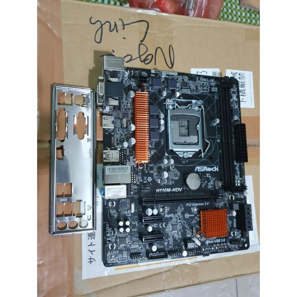 Combo Asrock h110(mới 99%) hdmi+cpu intel xeon E3 1220v5<=>i5 gen 6 nhập Nhật