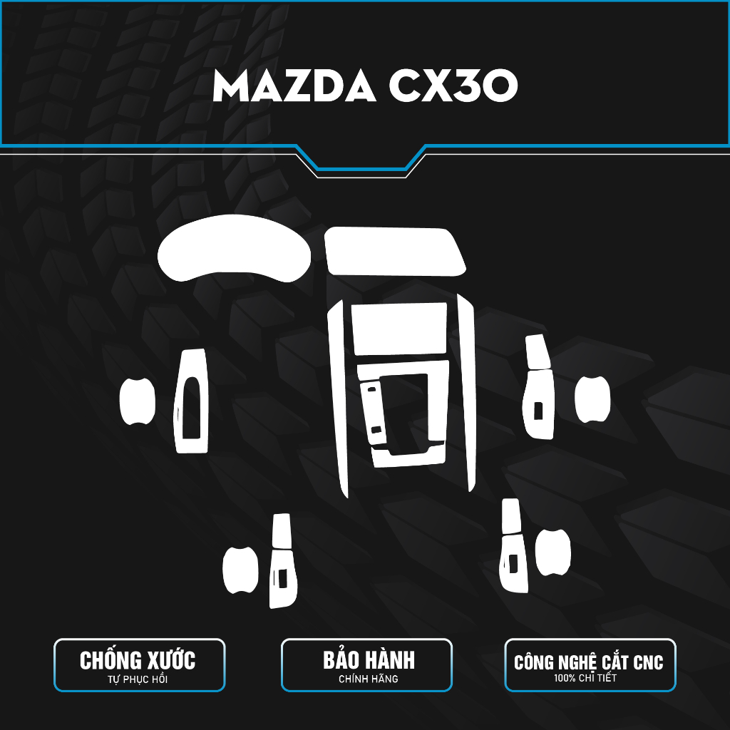 Mazda CX30 - PPF Nội thất cao cấp, chống xước tự phục hồi
