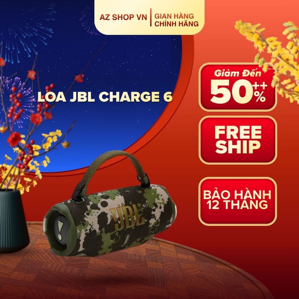Loa Bluetooth JBL Charge 6 hàng chính hãng PGI