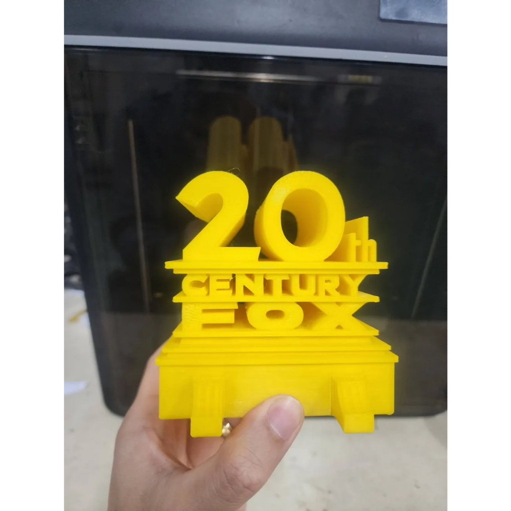 Mô Hình Logo 20th Century Fox In 3D - Decor Trang Trí Bàn Làm Việc, Góc Setup, Quà Tặng Độc Đáo